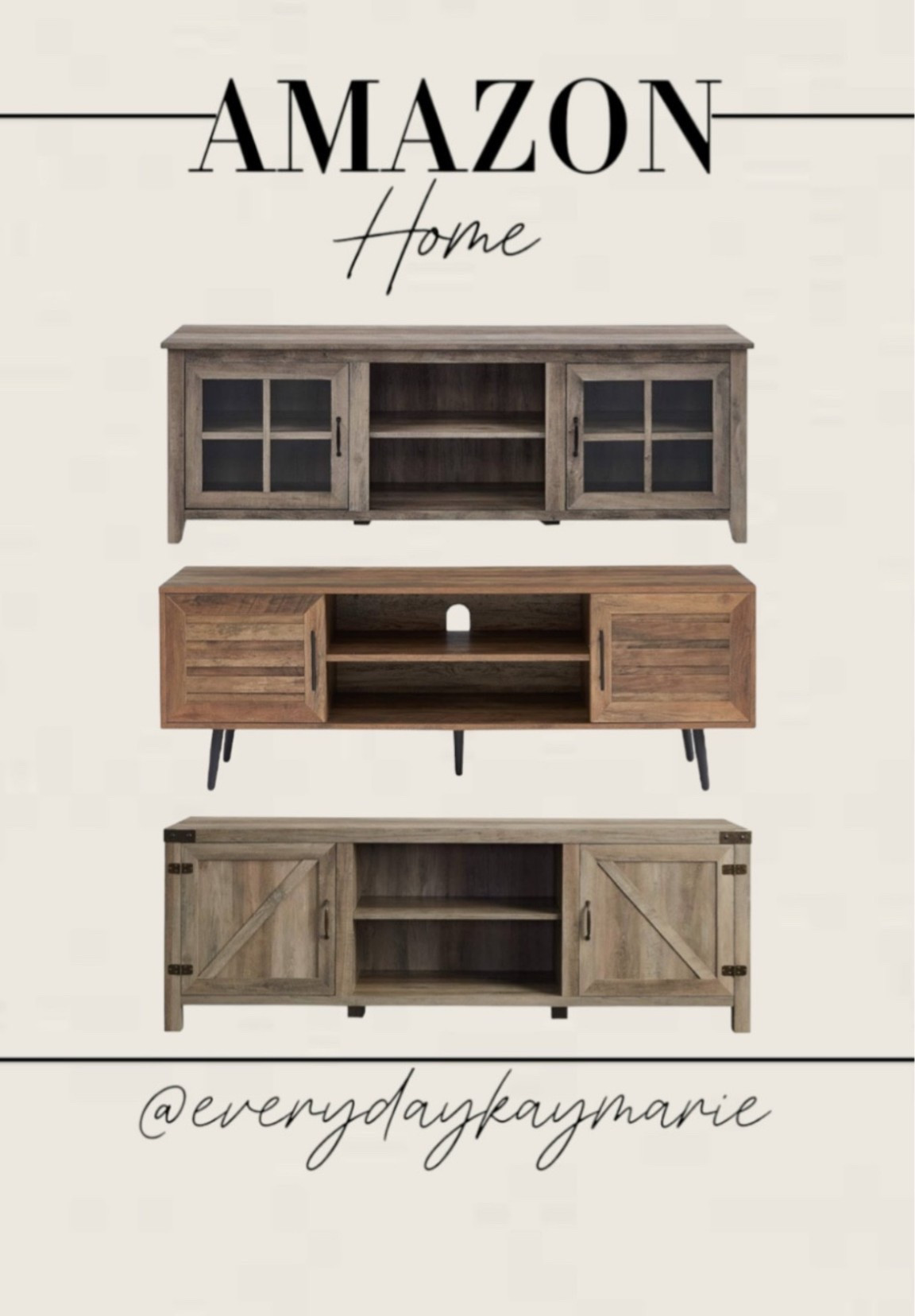 Rustic entertainment centers 💕

#homefinds #furniture #tvstand #entertainmentcenter

#LTKOver40 #LTKStyleTip #LTKHome