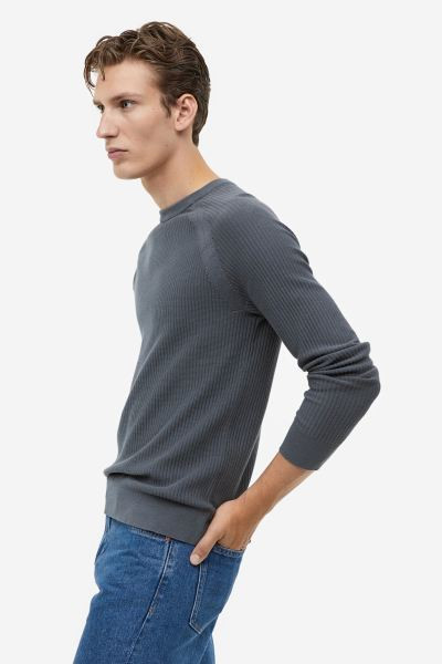 Muscle Fit Knit Sweater | H&M (US + CA)