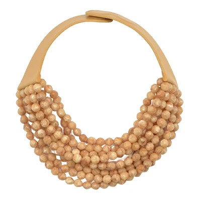 Medium Bella Summer Camel Necklace | Fairchild Baldwin