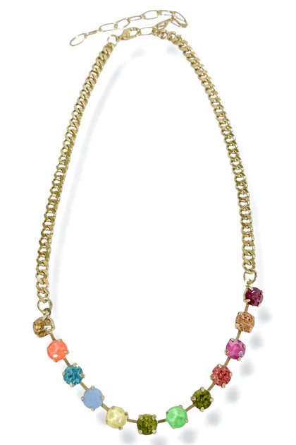 Sienna by TOVA Watermelon Neon Mix Mini Ann Necklace | The Willow Tree