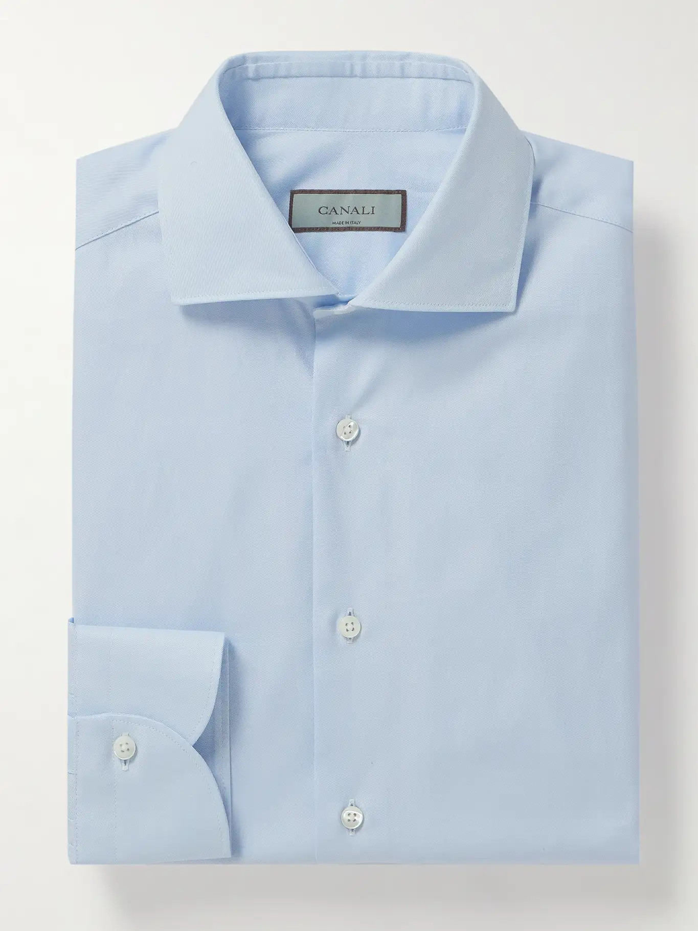 Cutaway-Collar Cotton-Twill Shirt | Mr Porter (UK)