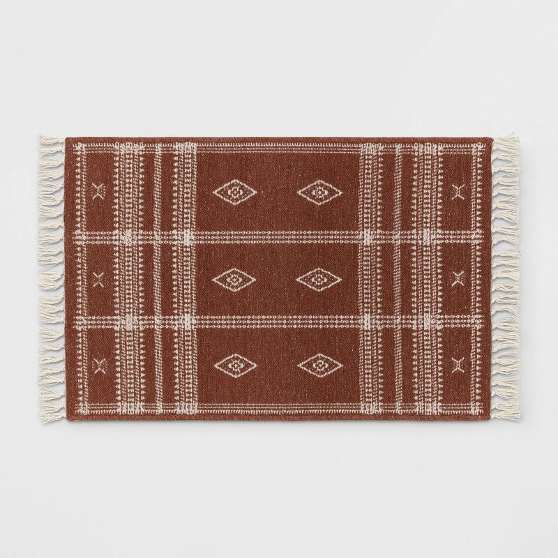 2&#39;3&#34;x3&#39;9&#34; Southwest Plaid Accent Rug Gray - Project 62&#8482; | Target