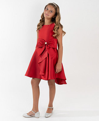 Girls' 7-16 Sleeveless Hi-Low Dress | Macy's