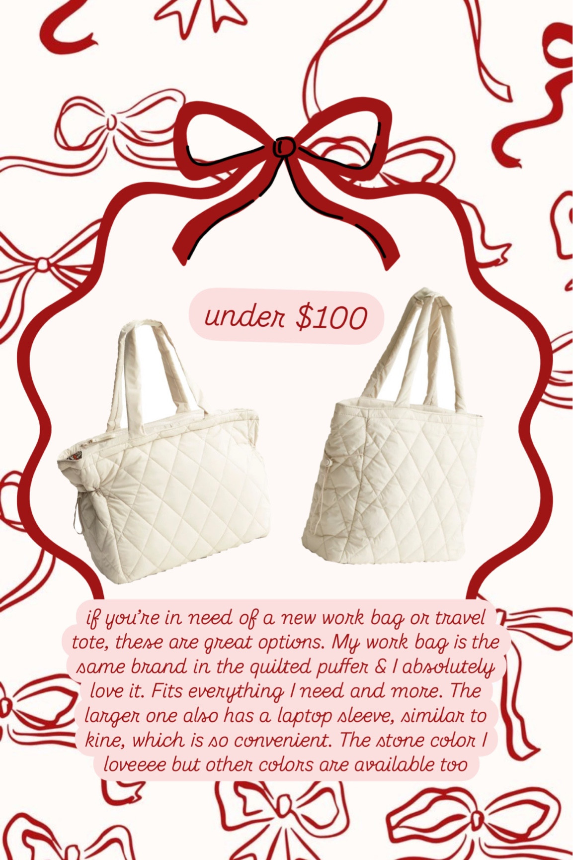 Work and/or travel totes for under $100

#LTKHoliday #LTKSeasonal #LTKGiftGuide
