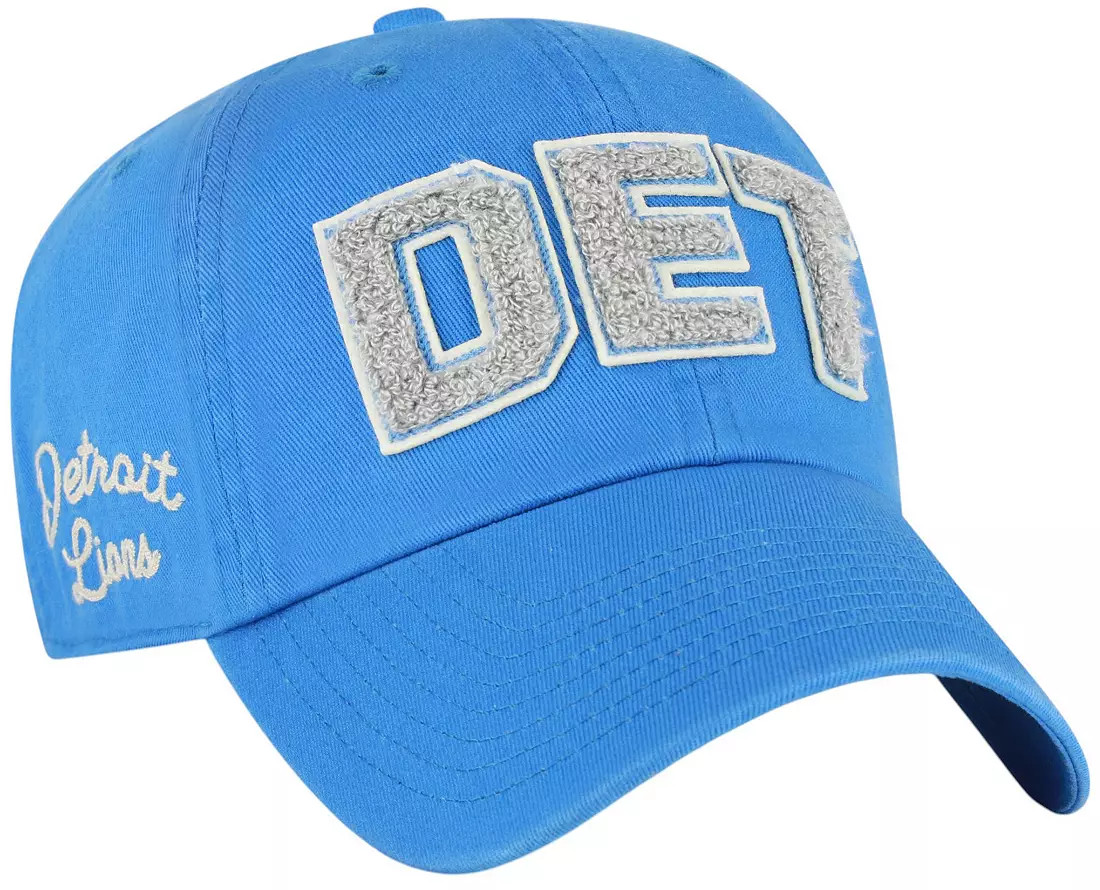 '47 Women's Detroit Lions Blue Zoey Clean Up Adjustable Hat | DICK'S Sporting Goods