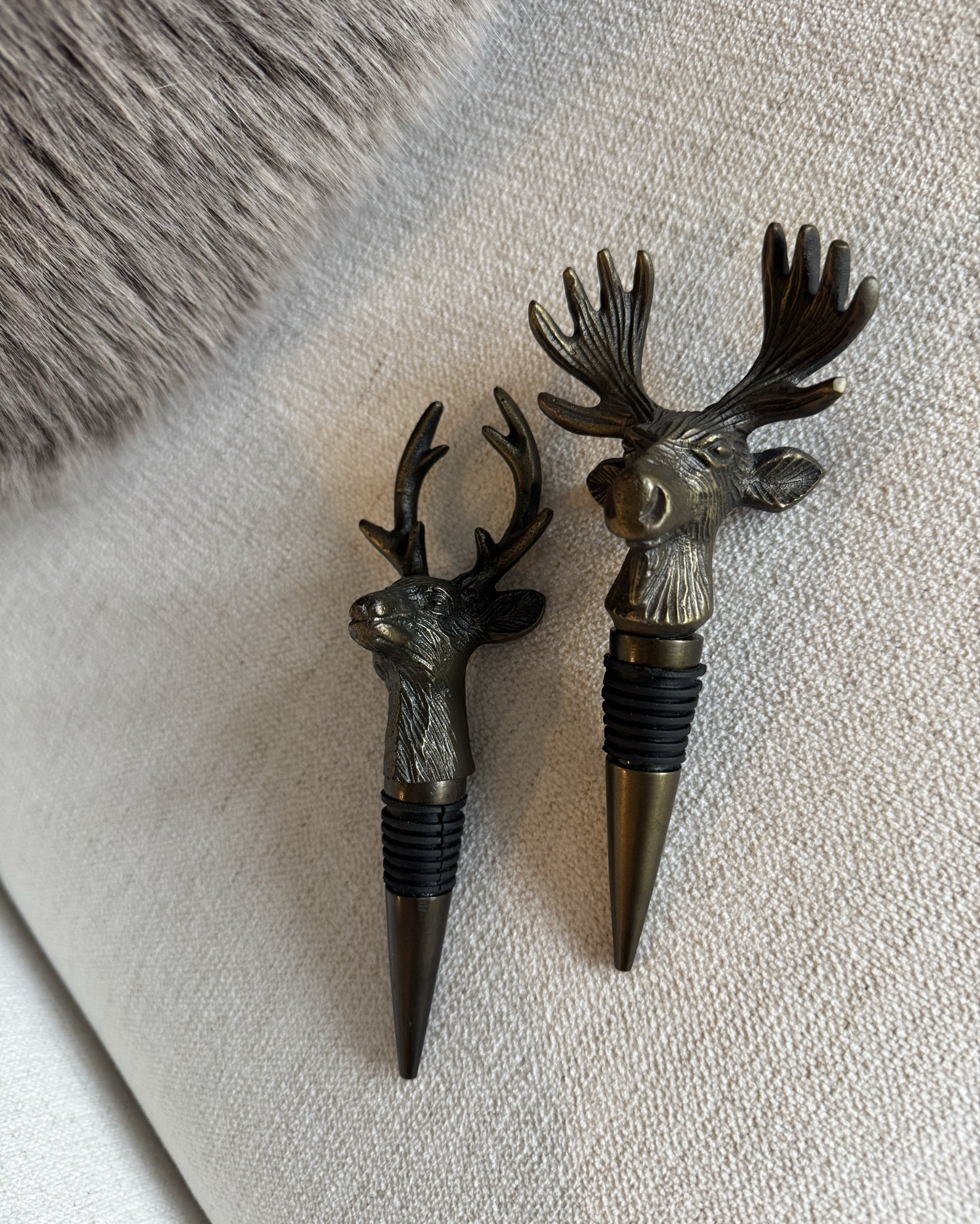 These wine stoppers are perfect for the Holiday season! I personally will use them all year. I love bringing nature and the outdoors in my home 🤎. I was lucky enough to get these 60% off during the Arhaus Black Friday sale but unfortunately they sold out super quickly. They do have a whole collection of this style though and most of it is on sale. I’ve linked everything below.

#LTKHoliday #LTKHome #LTKSeasonal