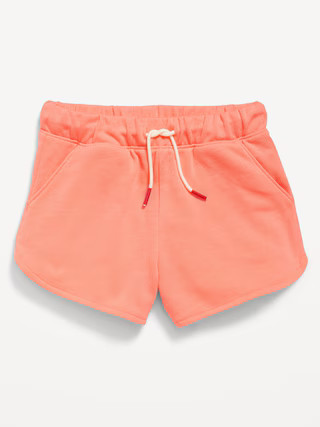 Color-Block Graphic French-Terry Shorts for Toddler Girls | Old Navy (US)