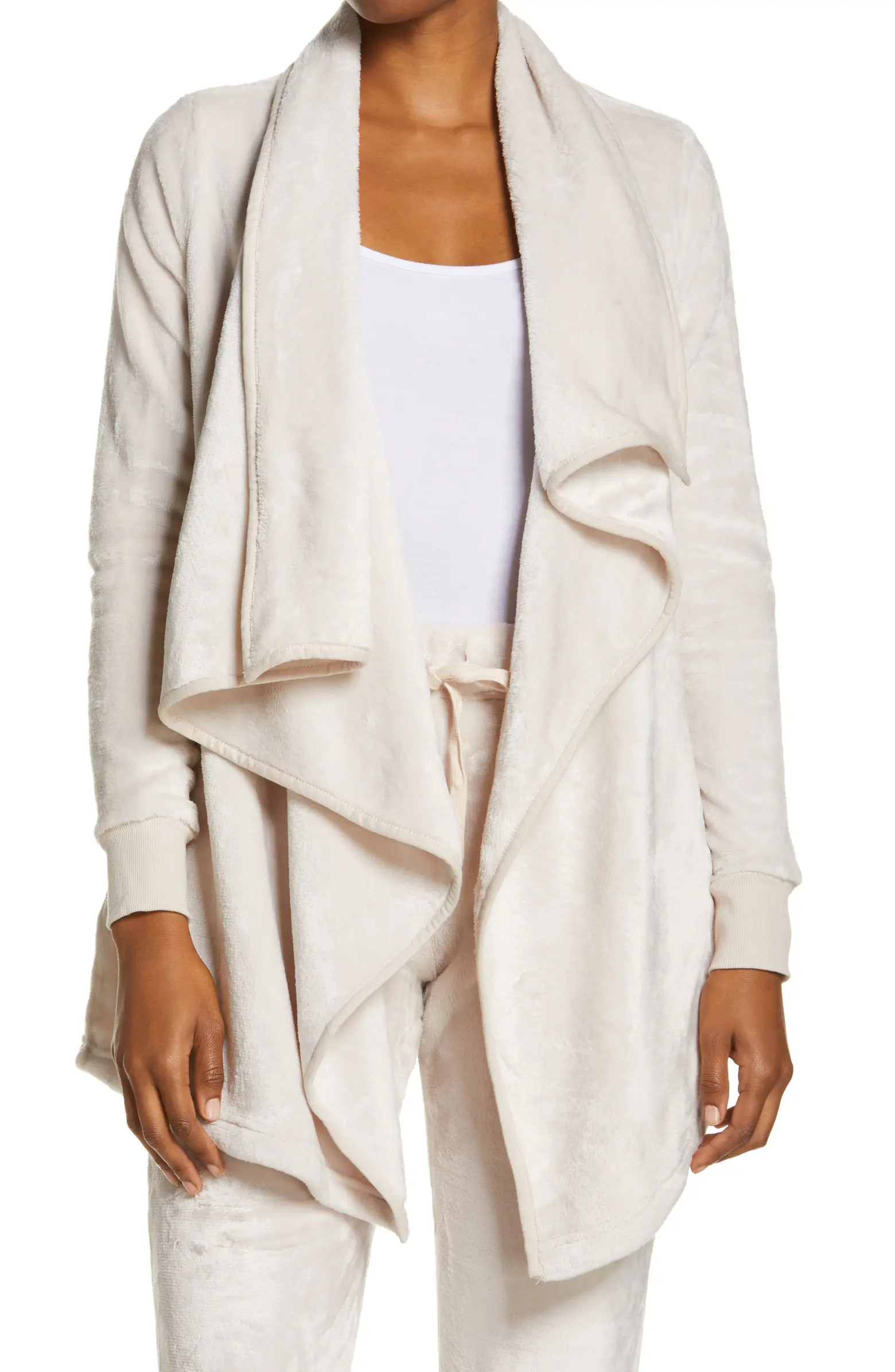 UGG® Orla Double Face Fleece Drape Jacket | Nordstrom | Nordstrom