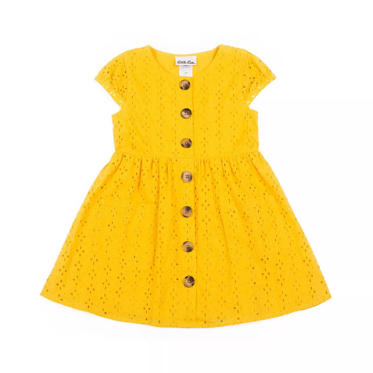 Toddler Girl Little Lass Yellow Dress | Kohl's