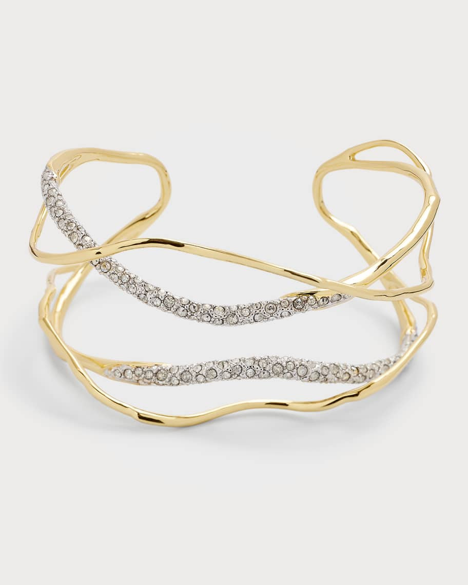 Alexis Bittar Solanales Crystal Cuff Bracelet | Neiman Marcus