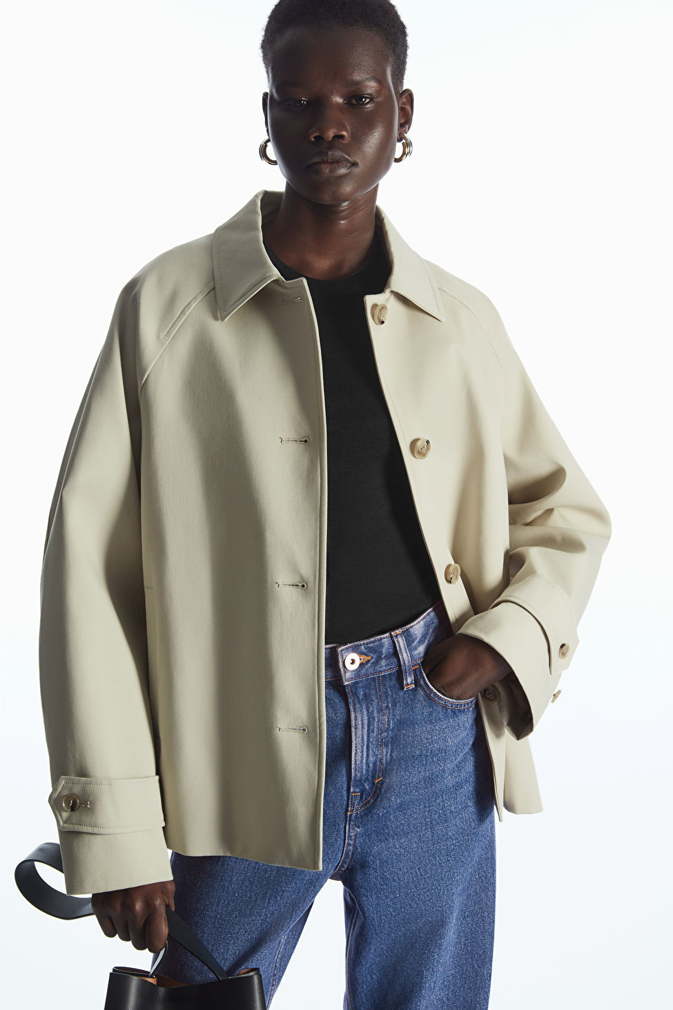 MINIMAL SHORT TRENCH COAT | COS UK