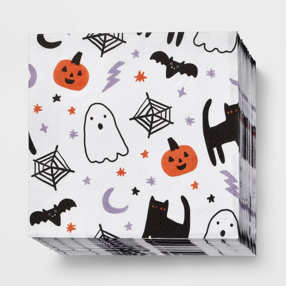 30ct Halloween Lunch Paper Napkins White - Spritz™ | Target