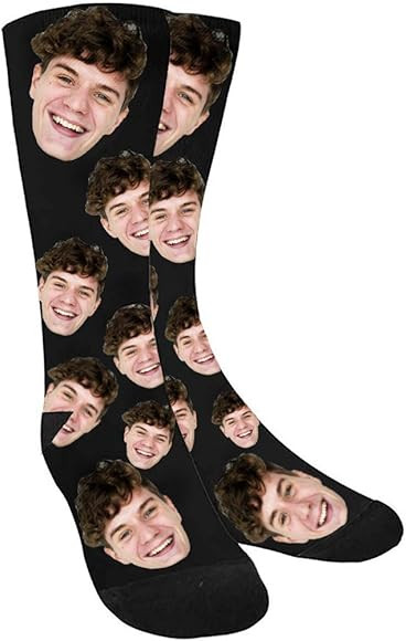 Kervaky Custom Socks with Face Dog Socks, Your Photo on Personalized Socks with Picture for Men W... | Amazon (US)
