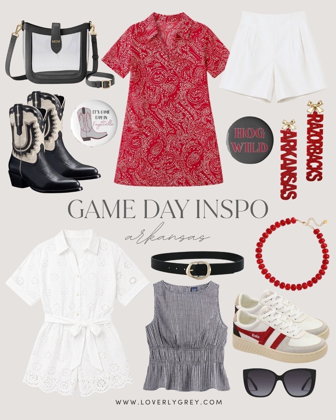 If you’re an Arkansas fan, you need these finds to keep you chic all season long!

Loverly Grey, Arkansas gameday outfit ideas

#LTKootd #LTKSeasonal