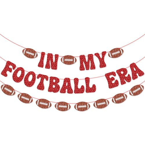 In My Football Era Game Day Banner for Singer Themed Football Party Superbowl Football Party Decorations | Amazon (US)