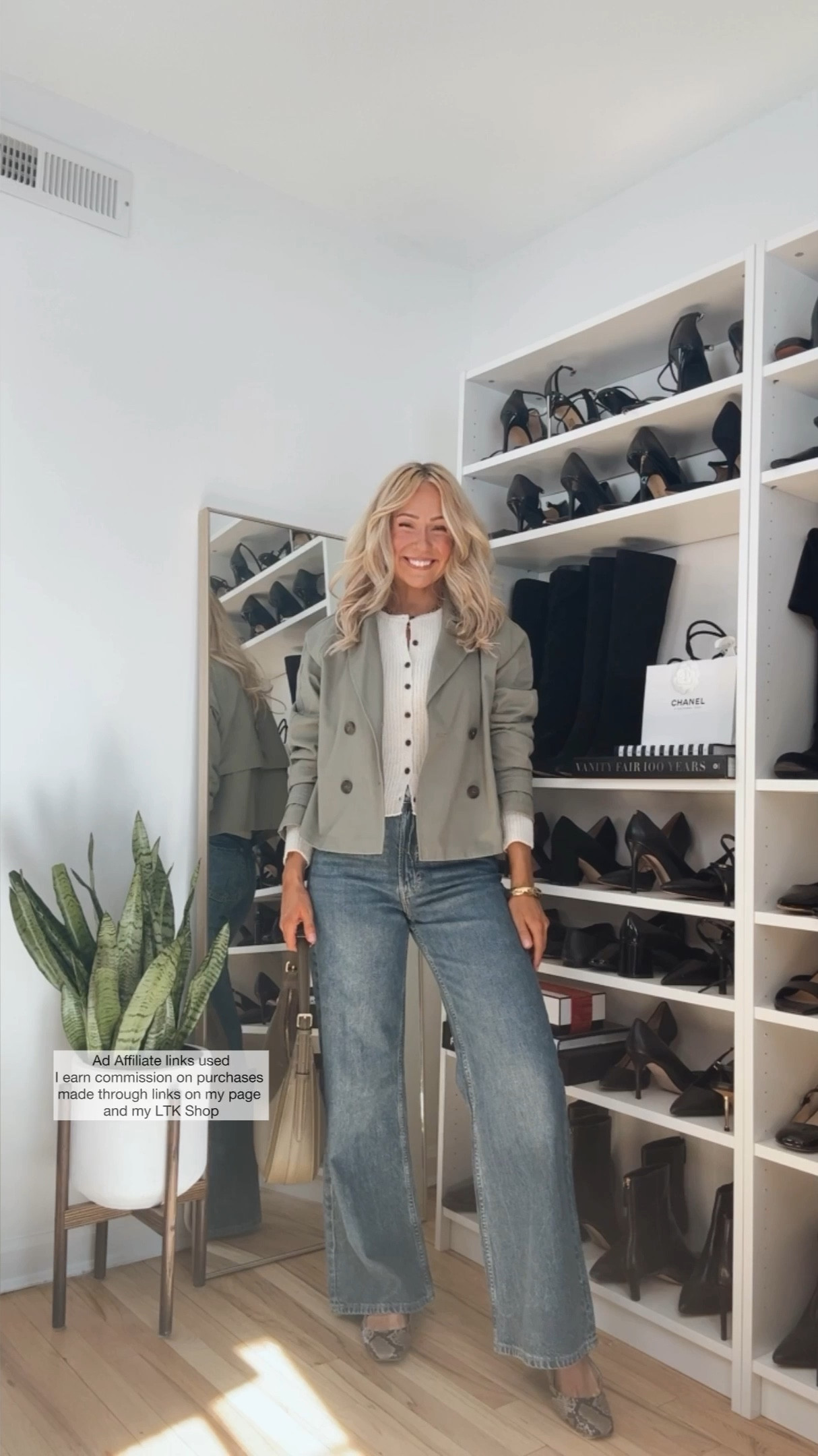 H&M outfit
H&M cropped trench coat
H&M wide leg jeans
H&M spring fashion 