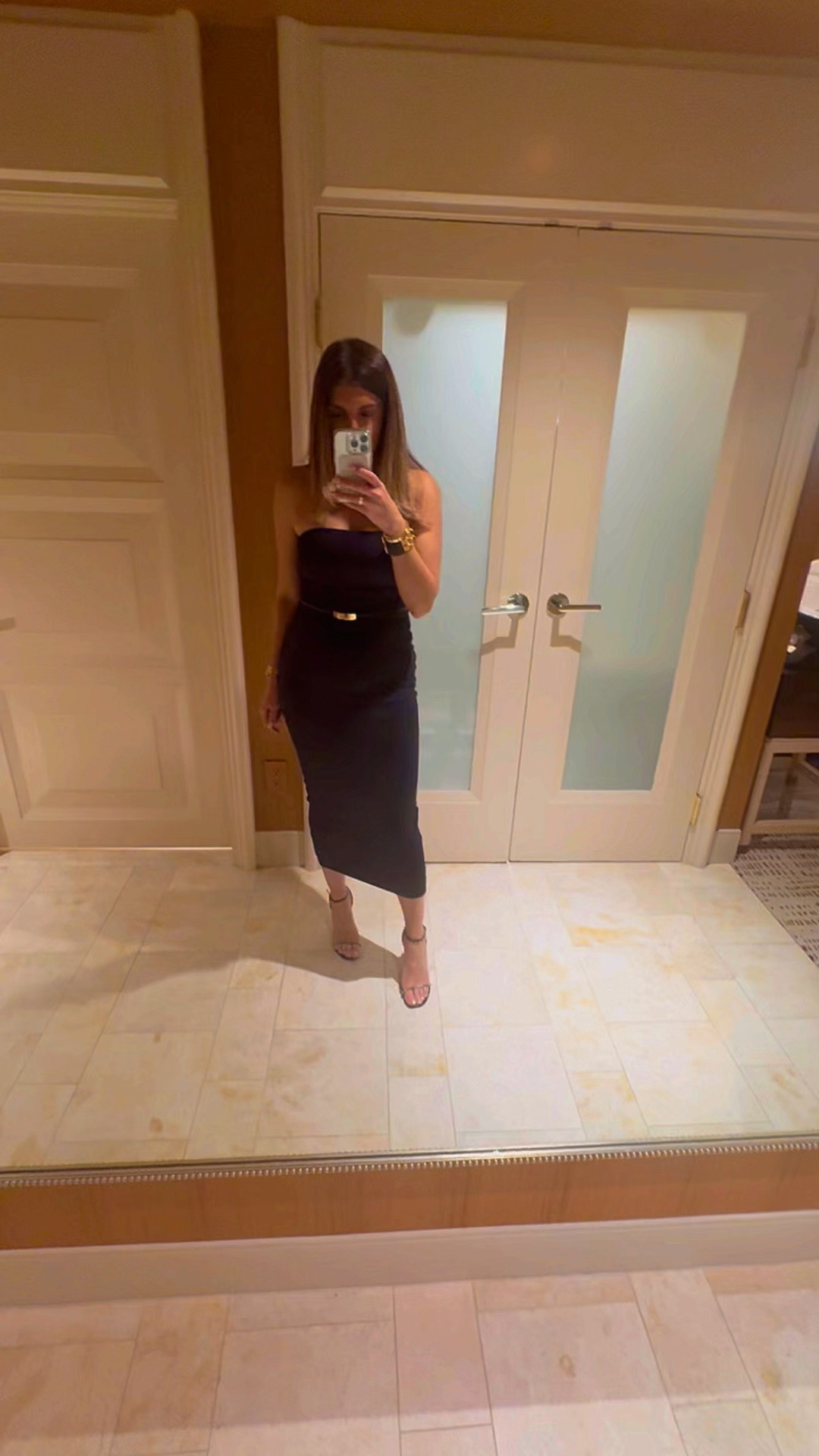 The best piece from Aritzia I own. Here it is in motion…. Sucks you in, can be dressed up or down, and is under $100. True closet staple. Doesn’t get better than that. 
.
.
.
#blackdress 
#aritzia
#classic
#iconic
#foundationpiece 

#LTKHoliday #LTKSeasonal #LTKFindsUnder100