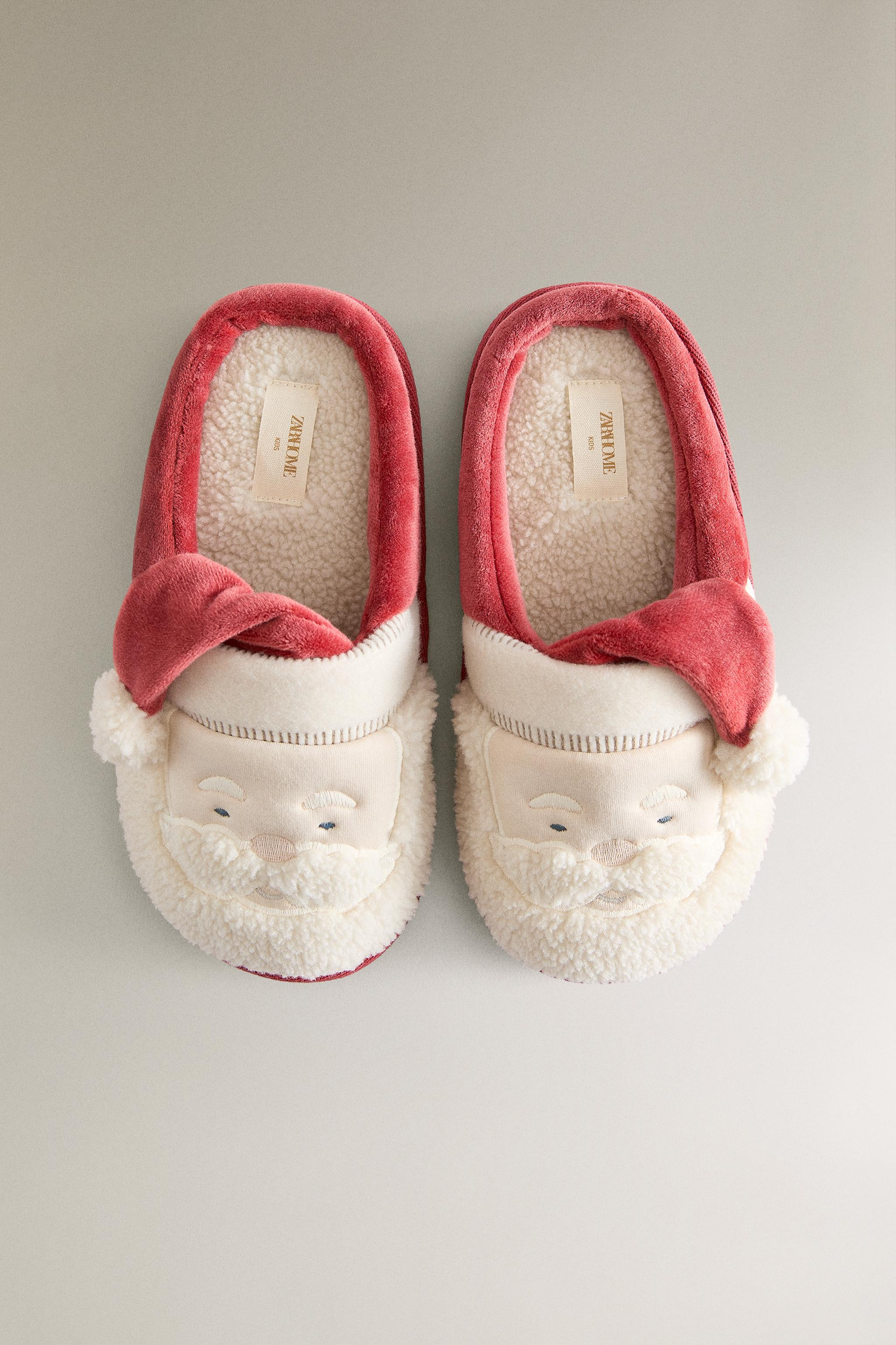 CHILDREN'S CHRISTMAS SANTA CLAUS SLIPPERS | Zara US