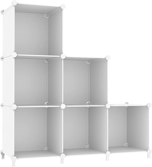 AWTATOS Cube Storage Organizer, Storage Cubes Shelves Bookshelf, 6 Cube Closet Organizers and Sto... | Amazon (US)