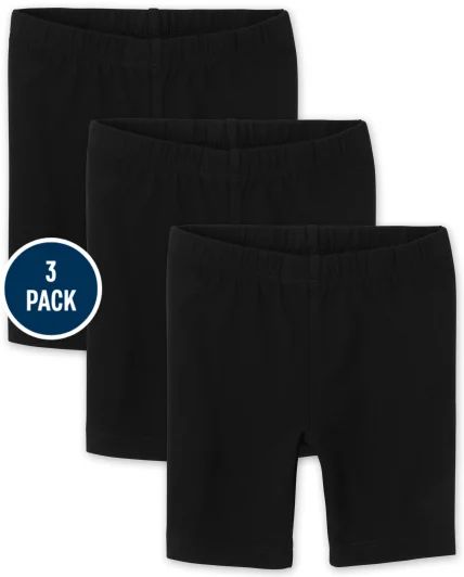 Toddler Girls Bike Shorts 3-Pack - black | The Children's Place