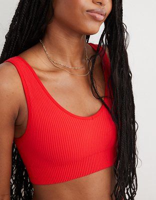 Superchill Seamless Padded Voop Bralette | American Eagle Outfitters (US & CA)