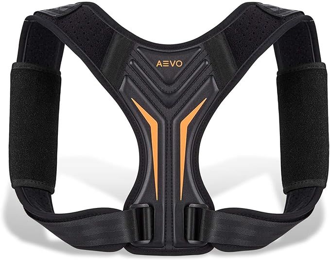 AEVO Compact Posture Corrector for Men and Women, Adjustable Upper Back Brace for Clavicle Suppor... | Amazon (US)