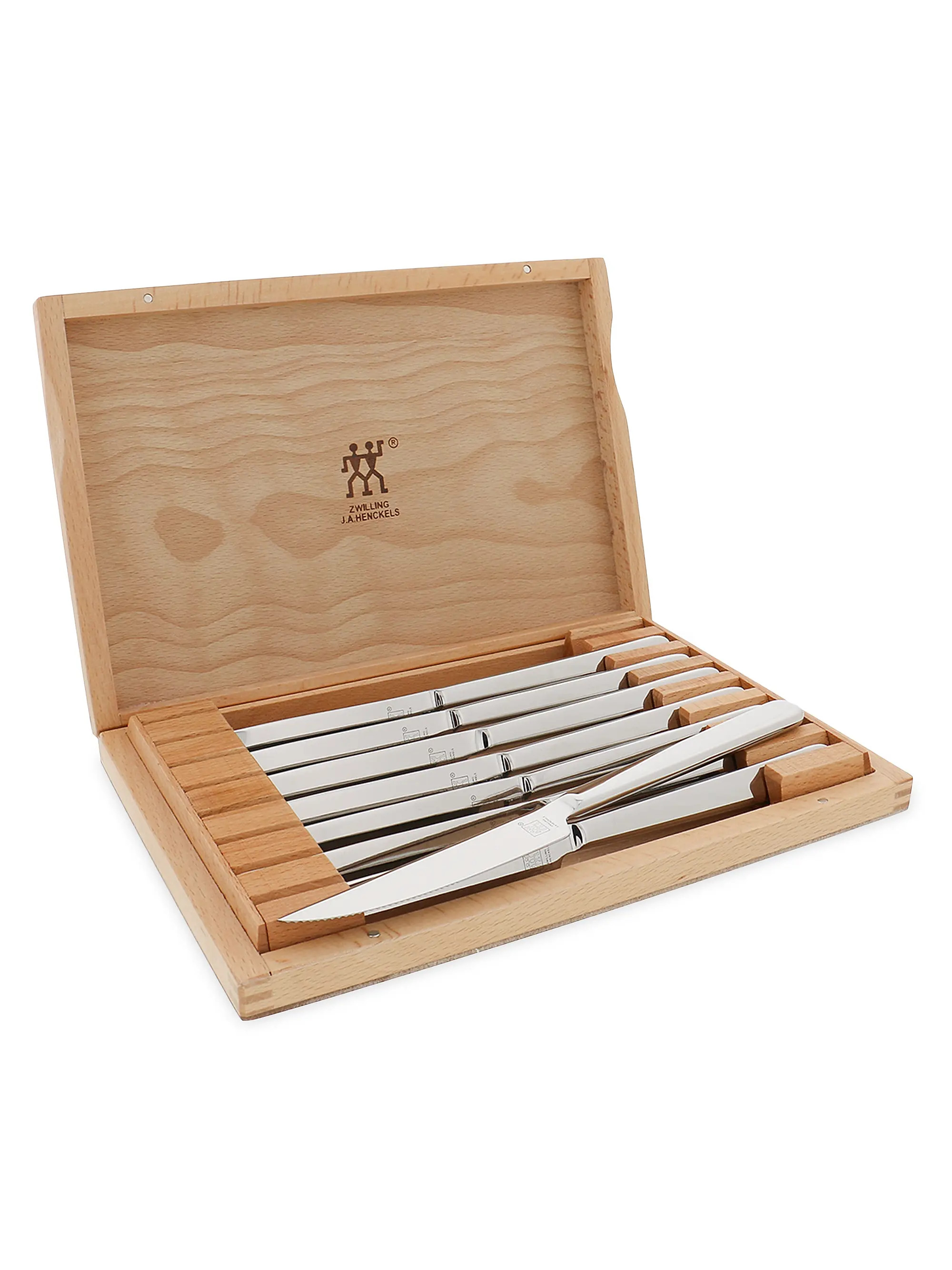 8-Piece Stainless Steel Steak Knife Set with Presentation Case | Saks Fifth Avenue