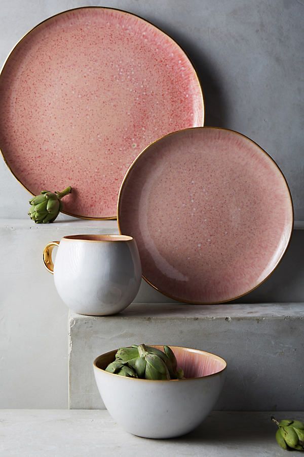 Perasima Dinner Plate - Pink, Size Dinner | Anthropologie (UK)