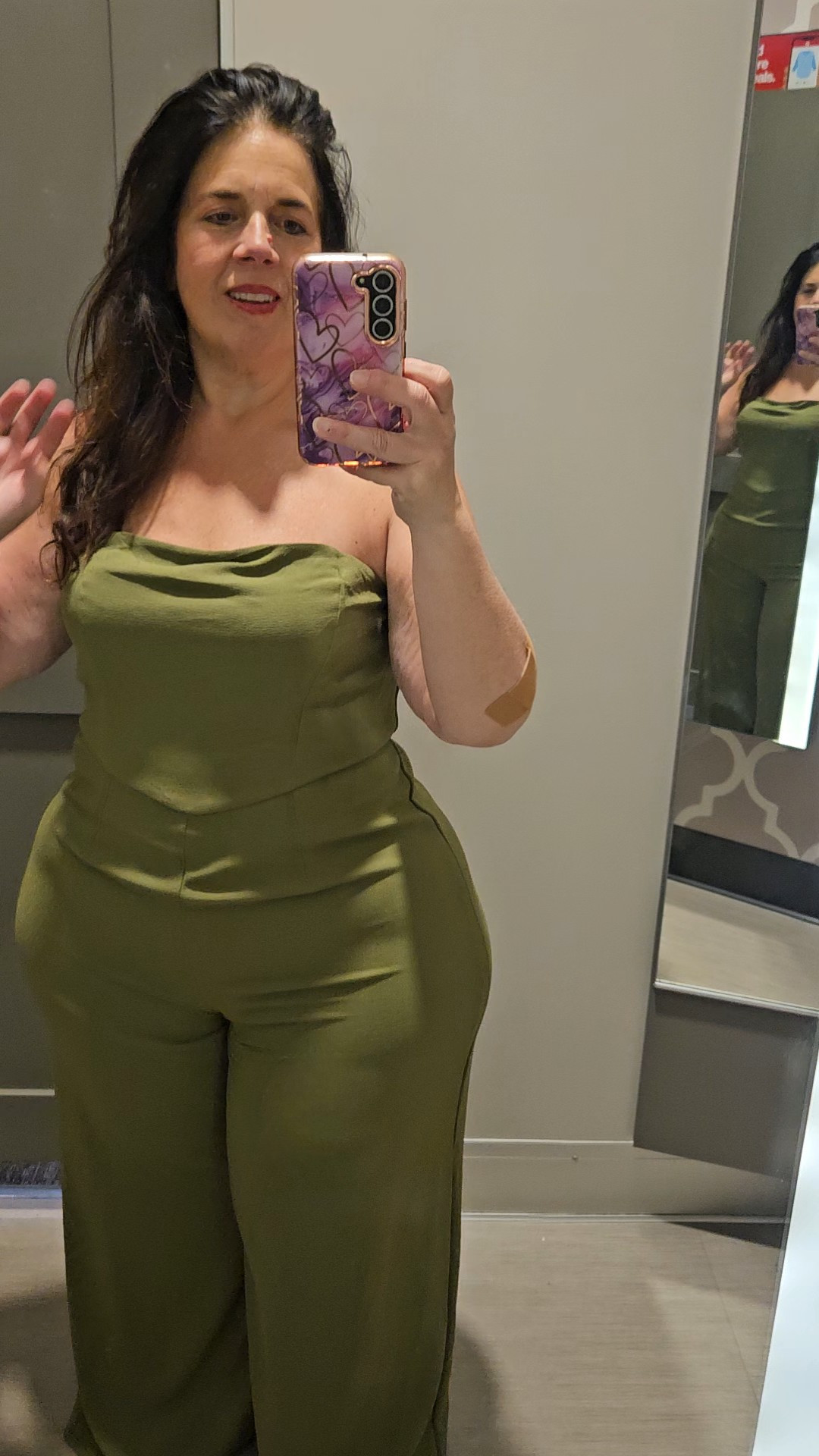 Wild Fable comes through with this jumpsuit for the final day of Target Circle Week! Lots of colors to choose from, too.Forgive the just thrown on look here as my son and his waterpolo friends were literally waiting outside the dressing room area for me to get back to the tournament! Lol 

#LTKSummerSales #LTKPlusSize #LTKOver40