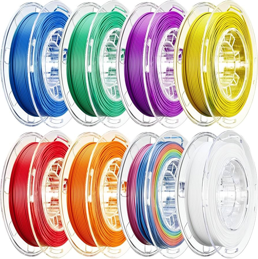 3D Printer Filament Bundle, 1.75mm (± 0.03 mm) PLA Filament Set for Most of 3D Printer,Purple/Gr... | Amazon (US)