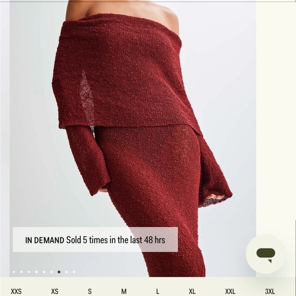 Meshki Marisol Off-Shoulder Burgundy Maxi Dress | Poshmark