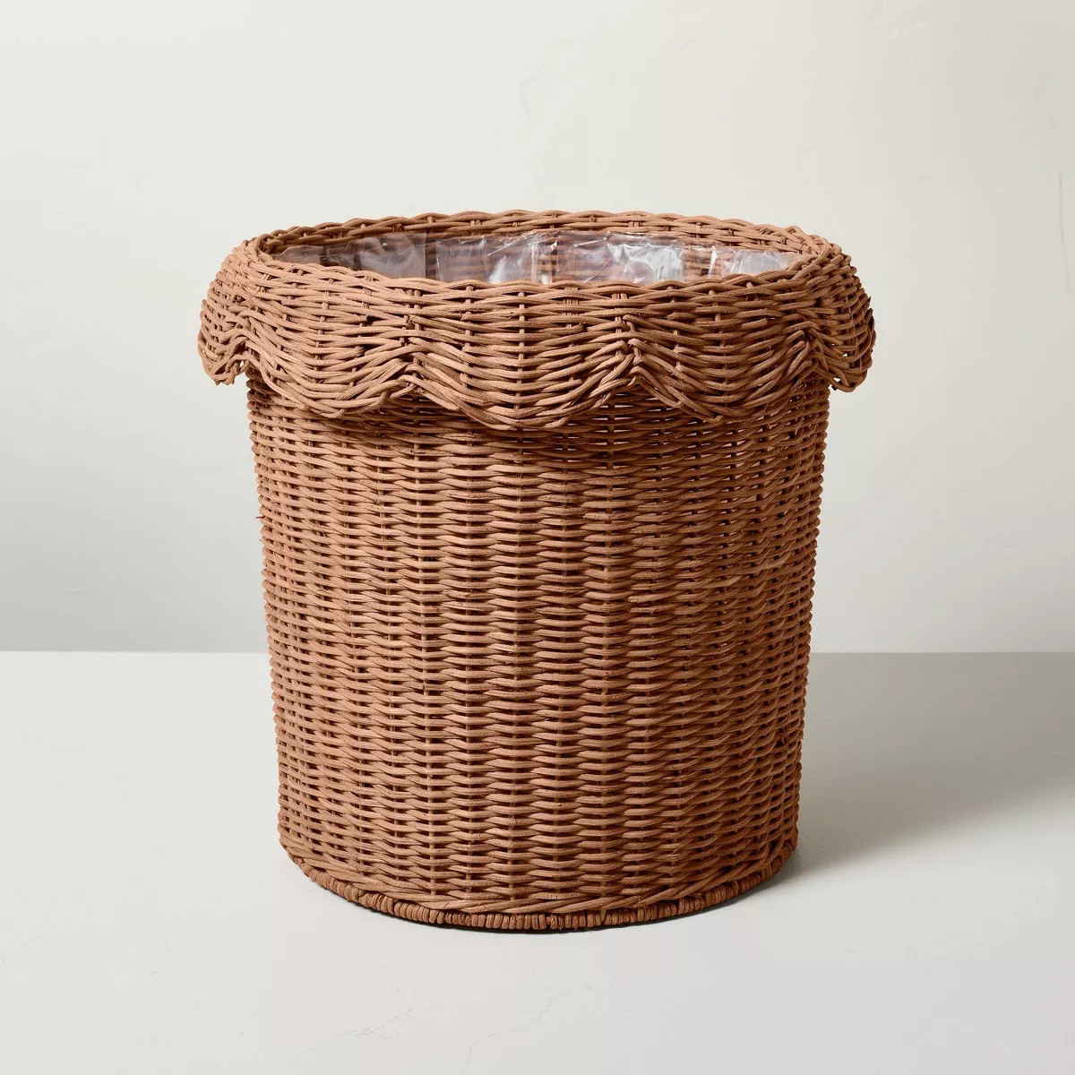 Scalloped Rattan Planter Basket - Hearth & Hand™ with Magnolia | Target