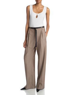 Pleated Wool Trousers | Bloomingdale's (US)