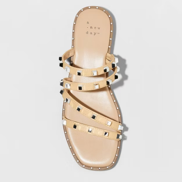 Women's Hollis Embellished Slide Sandals - A New Day™ | Target