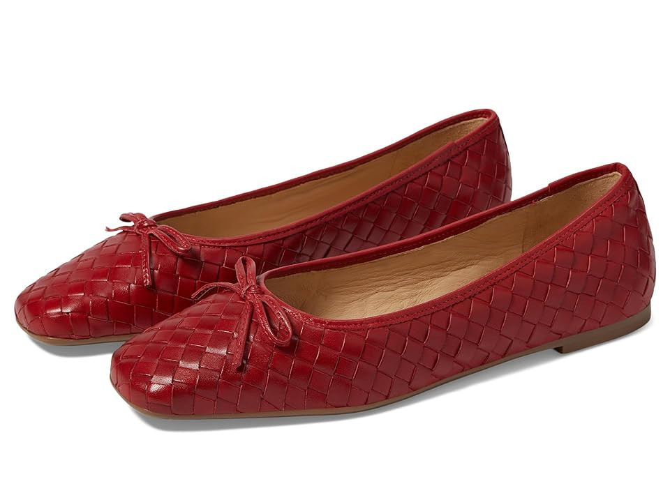 Bernardo Gwynn Woven Women's Shoes Red : 9.5 M, Leather | Zappos