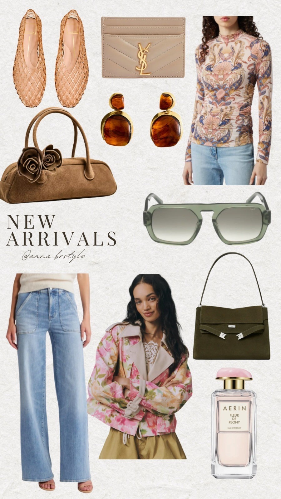 New arrivals for spring, floral trench, suede bags, jelly flats, annabrstyle

#LTKOver40