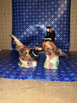 Vintage Fitz&Floyd Salt&Pepper Shakers Pheasant Set Thanksgiving Holiday | eBay US