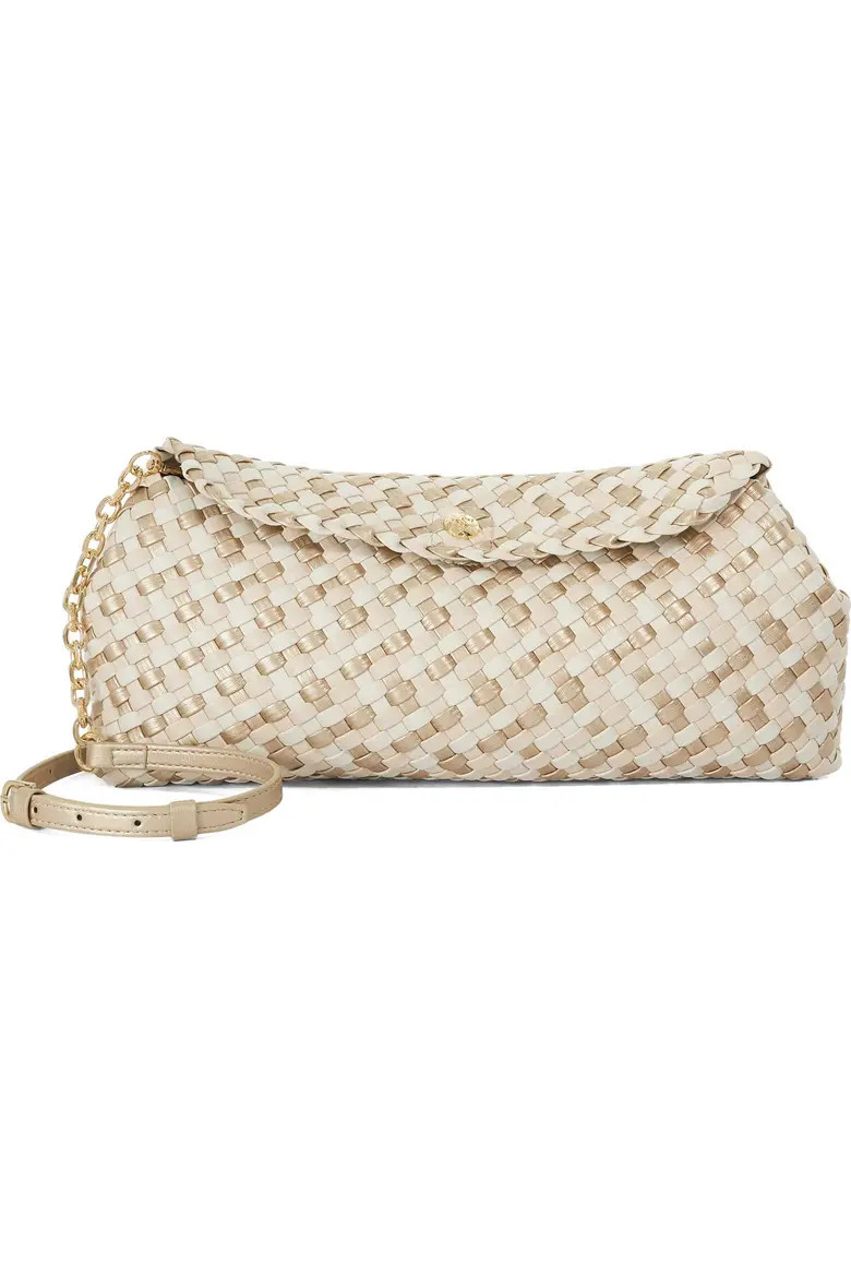 Encourage Us Woven Faux Leather Clutch (Women) | Nordstrom | Nordstrom