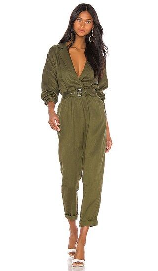Reed Jumpsuit in Green | Revolve Clothing (Global)