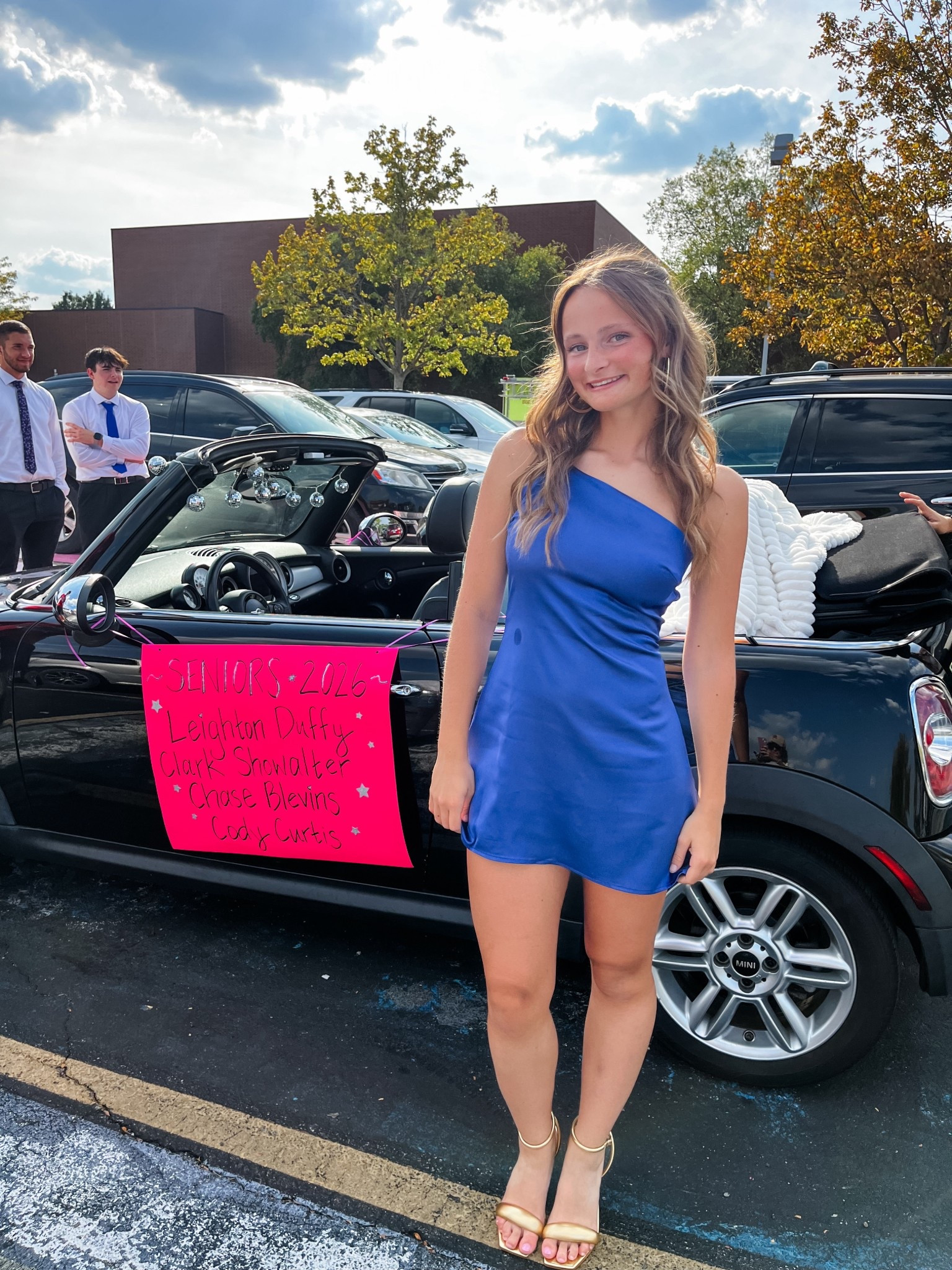 What my daughter wore on the Homecoming Court / She’s 5’4 129 lbs and wearing a S 

homecoming dress / royal blue 

#LTKFindsUnder100 #LTKParties #LTKStyleTip