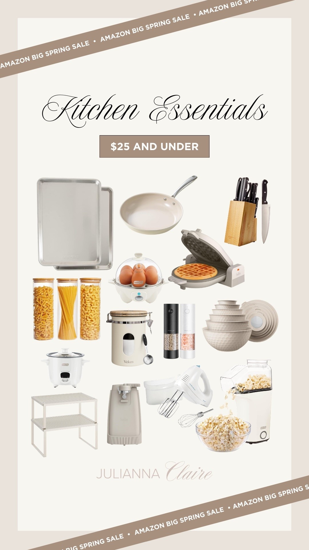 Amazon big spring sale deals on kitchen essentials $25 and under!

#LTKHome #LTKSaleAlert