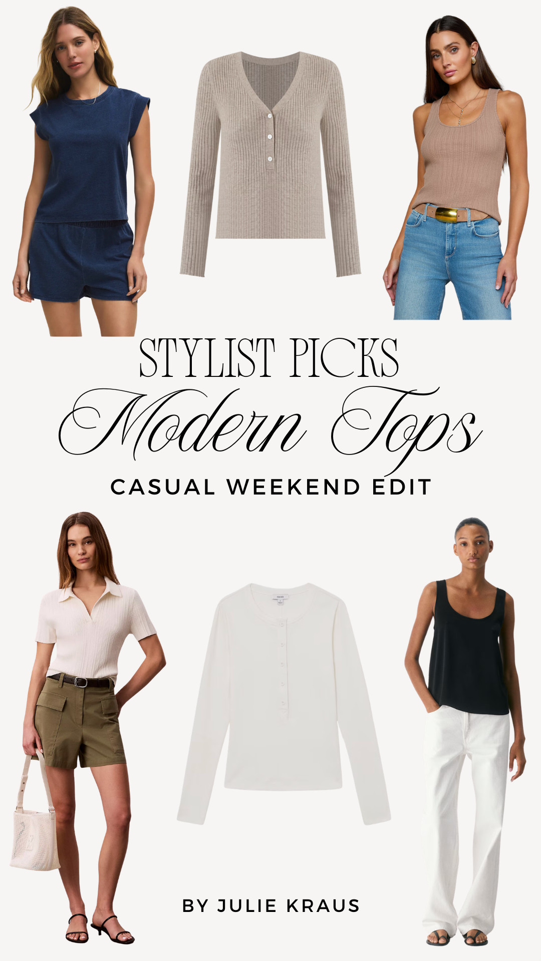 My favorite casual tops for spring weekends. These are the pieces I reach for when I want to look put together without trying too hard. Casual Weekend Tops • Weekend Outfit Ideas • Spring Style 2026 

 #LTKSeasonal #LTKOver40
