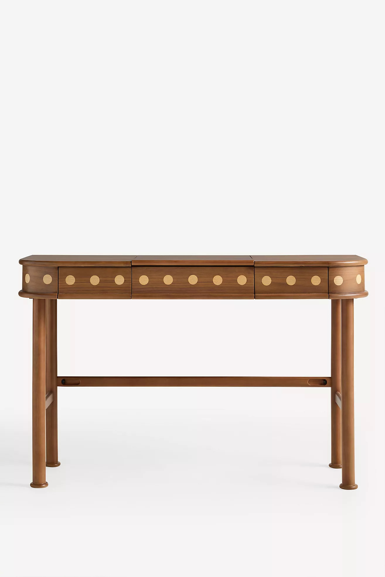 Helix Wood Makeup Vanity Desk | Anthropologie (US)