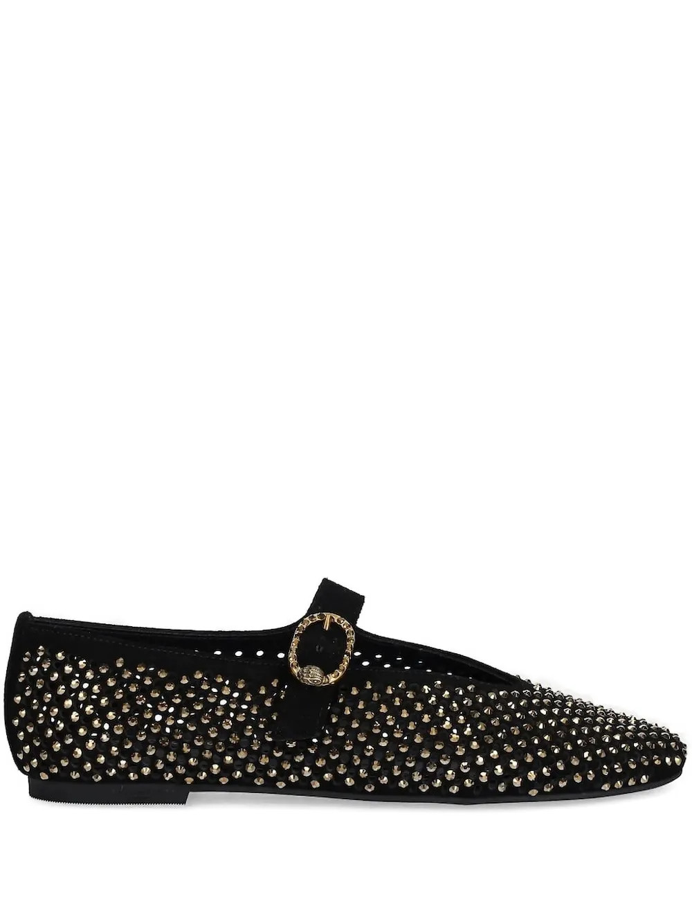 Kurt Geiger London Ballerines à Ornements En Cristal | Noir | FARFETCH FR | Farfetch Global