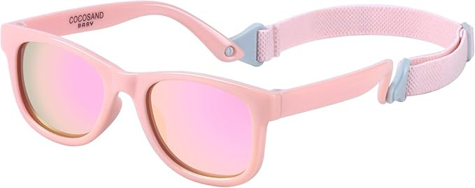 COCOSAND Flexible Polarized Baby Sunglasses with Strap UV Protection for Toddler Infant Girl Boy ... | Amazon (US)