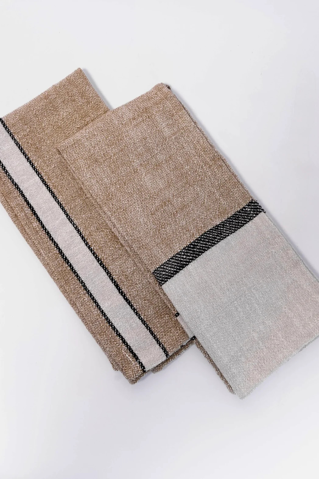 Block Stripe Dish Towels - Set of 2 | THELIFESTYLEDCO