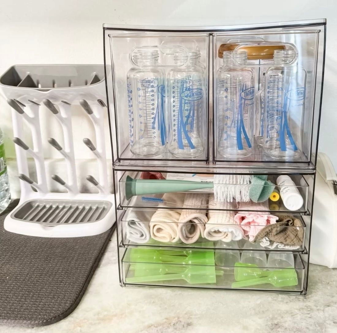 The perfect way to declutter the kitchen! 
Super simple and affordable way to organize all the bottling necessities. 



#LTKmomlife #LTKHome #LTKBaby
