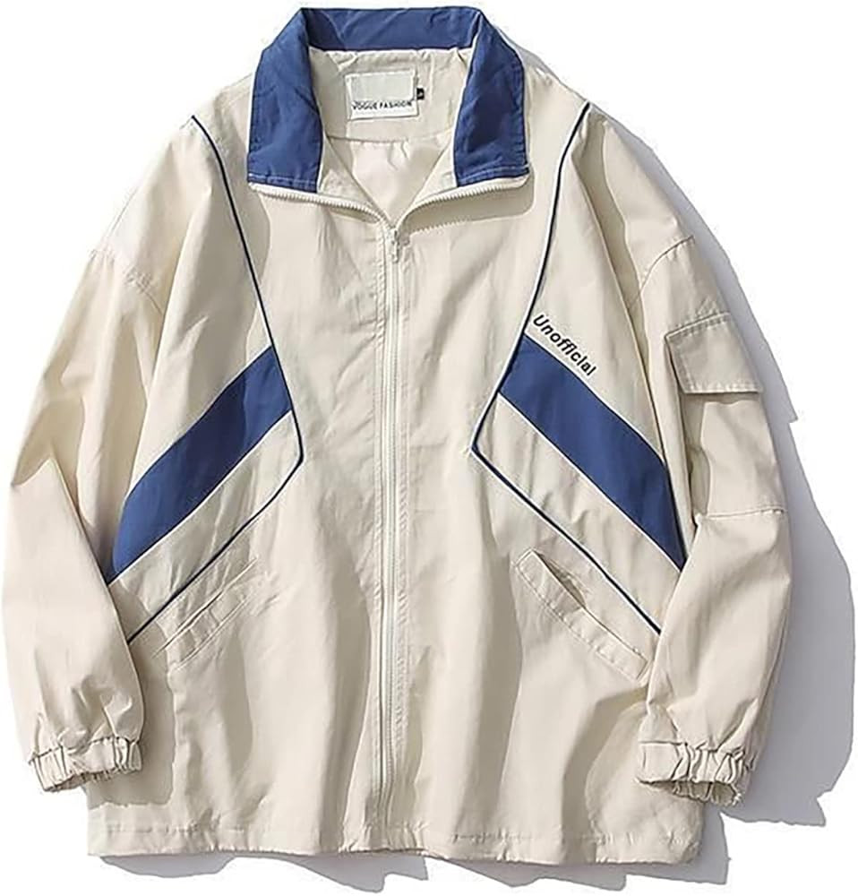 Sumleno Y2k Jacket for Women Zip Up Bomber Jacket Y2k Clothing Racing Varsity Jacket Oversized Co... | Amazon (US)