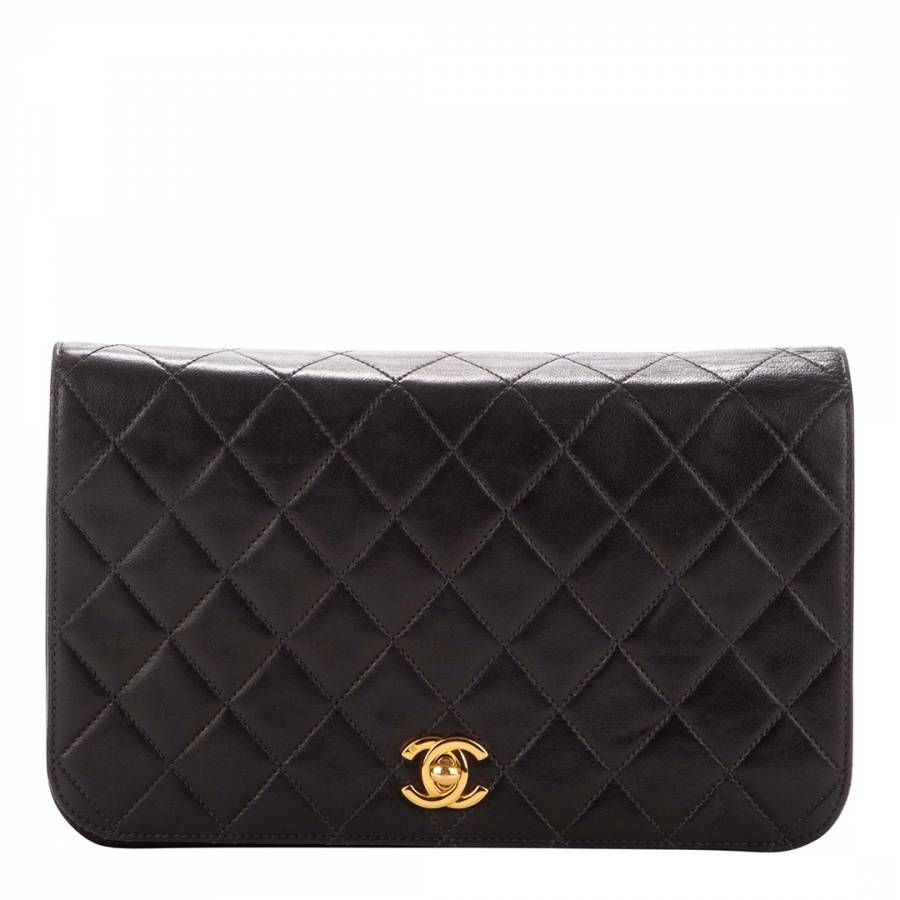 Black Chanel Mademoiselle Full Flap Shoulder Bag | BrandAlley