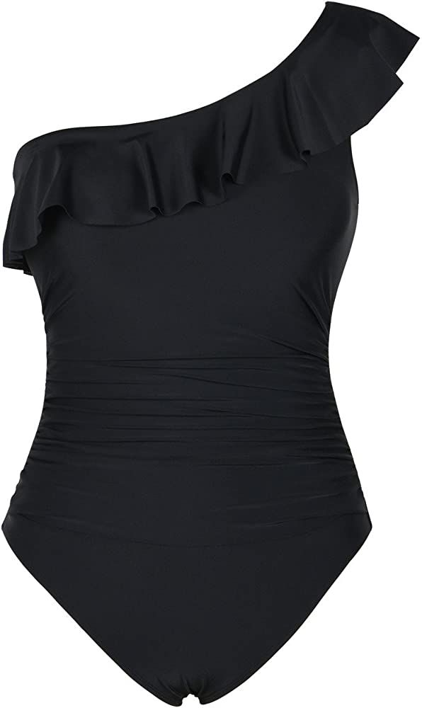One-piece One Shoulder Swimsuit | Amazon (US)